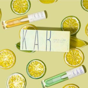 🎁 KAB Cosmetics Lemon Lime Lip Oil Duo